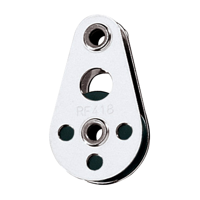 Ronstan Wire Block - Tubular Rivet Head w/Nylatron Sheave - 25mm (1