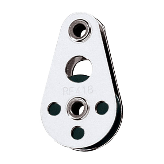 Ronstan Wire Block - Tubular Rivet Head w/Nylatron Sheave - 25mm (1