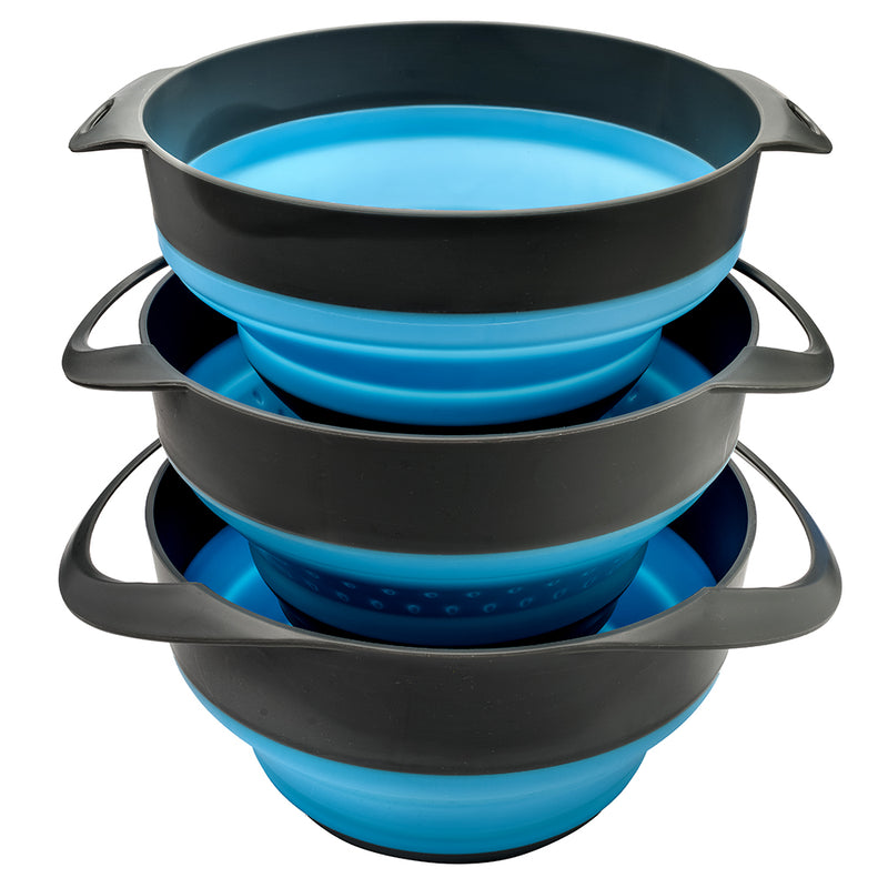 Load image into Gallery viewer, S.O.L. Survive Outdoors Longer Flat Pack Bowls  Strainer Set [0140-1006]
