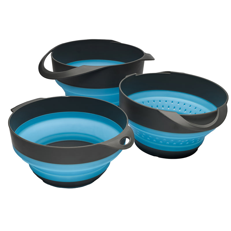 Load image into Gallery viewer, S.O.L. Survive Outdoors Longer Flat Pack Bowls  Strainer Set [0140-1006]

